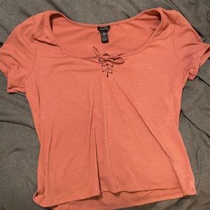Rue21 shirt with tie front detail